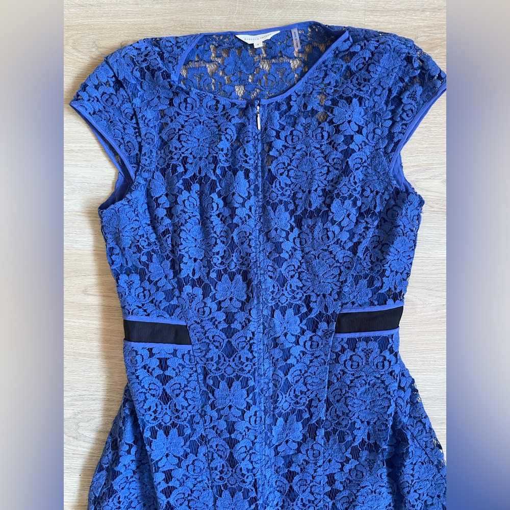 Rebecca Taylor Royal Blue Lace Dress